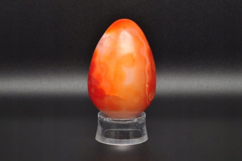 * KARNEOL MADAGASKAR JAJKO ŚLICZNY MINERAŁ CIEKAWY WZÓR EGG10 *