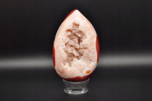 * KARNEOL MADAGASKAR PRZEPIĘKNE JAJKO NATURALNY MINERAŁ NR EGG65 *