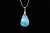 * LARIMAR DOMINIKANA CUDOWNA ZAWIESZKA PIĘKNY KAMIEŃ NATURALNY NR 33 *