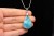 * LARIMAR DOMINIKANA CUDOWNA ZAWIESZKA PIĘKNY KAMIEŃ NATURALNY NR 33 *