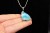 * LARIMAR DOMINIKANA CUDOWNA ZAWIESZKA PIĘKNY KAMIEŃ NATURALNY NR 33 *