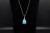* LARIMAR DOMINIKANA CUDOWNA ZAWIESZKA PIĘKNY KAMIEŃ NATURALNY NR 33 *