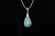 * LARIMAR DOMINIKANA INTERESUJĄCA ZAWIESZKA ŚLICZNY MINERAŁ NR 8 *