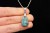 * LARIMAR DOMINIKANA INTERESUJĄCA ZAWIESZKA ŚLICZNY MINERAŁ NR 8 *