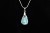 * LARIMAR DOMINIKANA INTERESUJĄCA ZAWIESZKA ŚLICZNY MINERAŁ NR 8 *