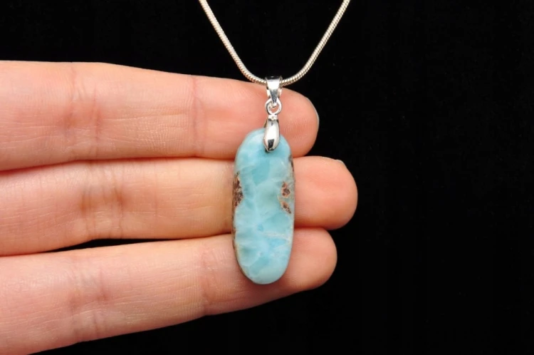 * LARIMAR DOMINIKANA ELEGANCKA ZAWIESZKA BARDZO DOBRA JAKOŚĆ NR 6 *