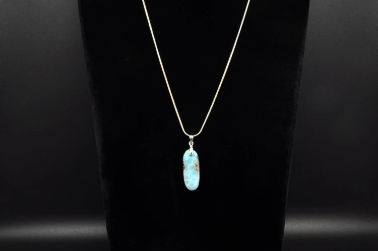 * LARIMAR DOMINIKANA ELEGANCKA ZAWIESZKA BARDZO DOBRA JAKOŚĆ NR 6 *