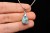* LARIMAR DOMINIKANA PIĘKNA ZAWIESZKA NATURALNA BIŻUTERIA NR 4 *