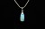 * LARIMAR DOMINIKANA ŚLICZNA ZAWIESZKA BŁĘKITNA BARWA NR 2 *