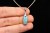 * LARIMAR DOMINIKANA ŚLICZNA ZAWIESZKA BŁĘKITNA BARWA NR 2 *