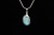 * LARIMAR DOMINIKANA PIĘKNA ZAWIESZKA KAMIEŃ NATURALNY NR 1 *