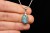 * LARIMAR DOMINIKANA PIĘKNA ZAWIESZKA KAMIEŃ NATURALNY NR 1 *