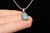 * LARIMAR DOMINIKANA PIĘKNA ZAWIESZKA KAMIEŃ NATURALNY NR 1 *