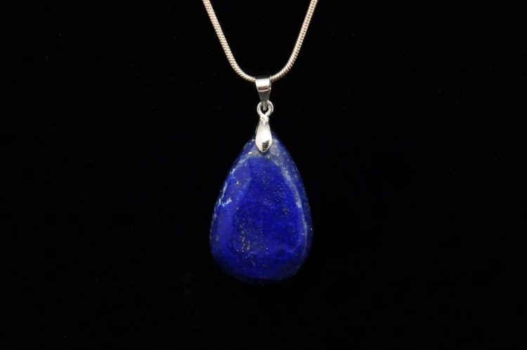 * LAPIS LAZULI UROKLIWA ZAWIESZKA BARDZO DOBRA JAKOŚĆ NR 4 *