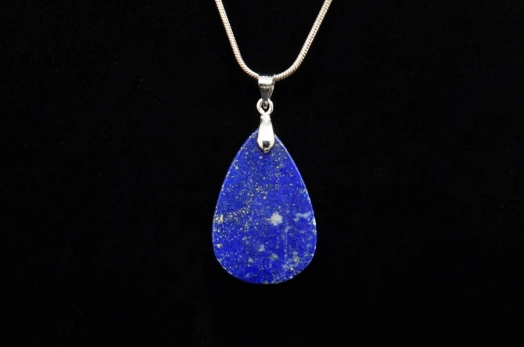 * LAPIS LAZULI UROKLIWA ZAWIESZKA BARDZO DOBRA JAKOŚĆ NR 4 *
