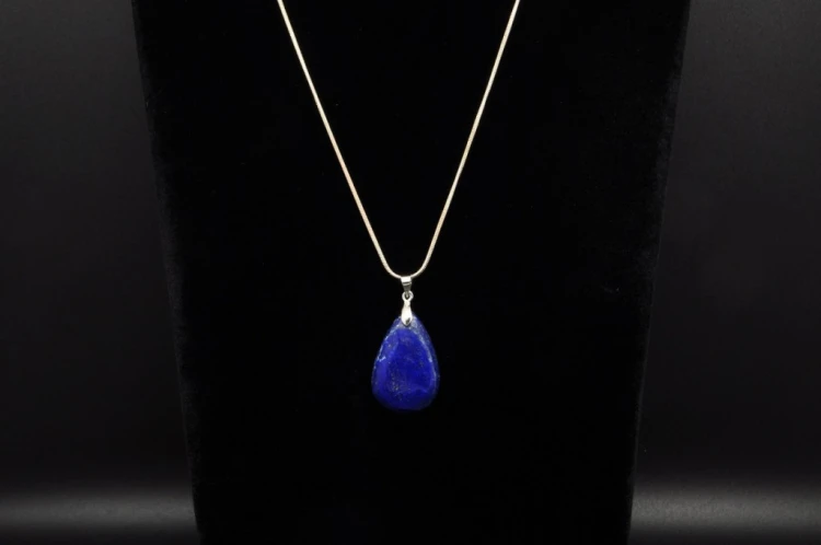 * LAPIS LAZULI UROKLIWA ZAWIESZKA BARDZO DOBRA JAKOŚĆ NR 4 *