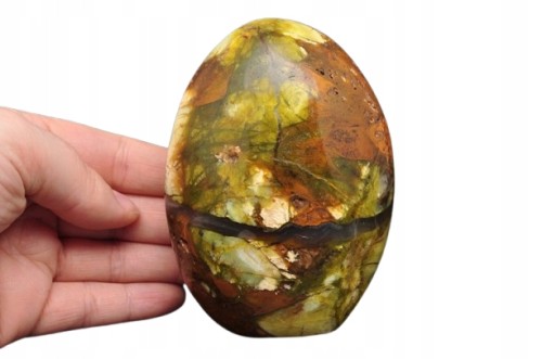 * OPAL ZIELONY MADAGASKAR ELEGANCKI NATURALNY WZÓR OKAZ NR 5 *