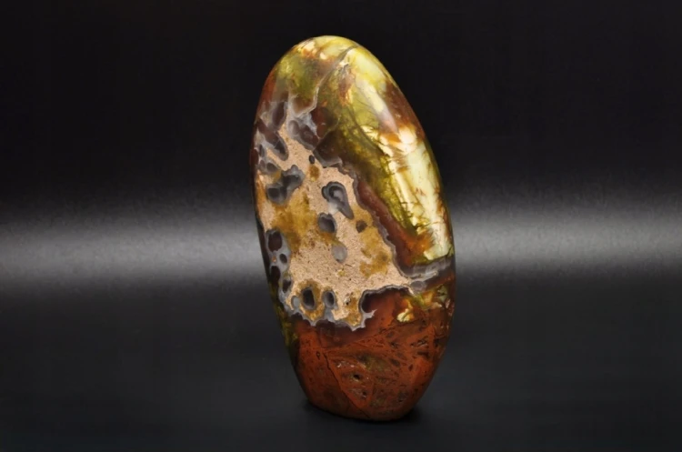 * OPAL ZIELONY MADAGASKAR ELEGANCKI NATURALNY WZÓR OKAZ NR 5 *