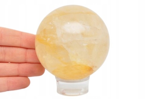 * KWARC Z LIMONITEM MADAGASKAR ŚLICZNA KULA PIĘKNA BARWA NR 1 *