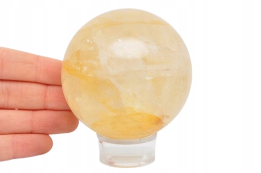 * KWARC Z LIMONITEM MADAGASKAR ŚLICZNA KULA PIĘKNA BARWA NR 1 *