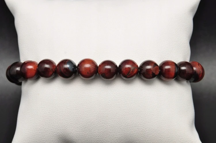 * BAWOLE OKO RPA BRANSOLETKA KULKA 8,5 MM ZJAWISKOWY POŁYSK *