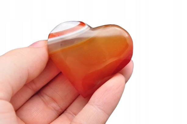 * AGAT KARNEOL CHALCEDON MADAGASKAR SERCE DOSKONAŁE DO KOLEKCJI NR 4 *