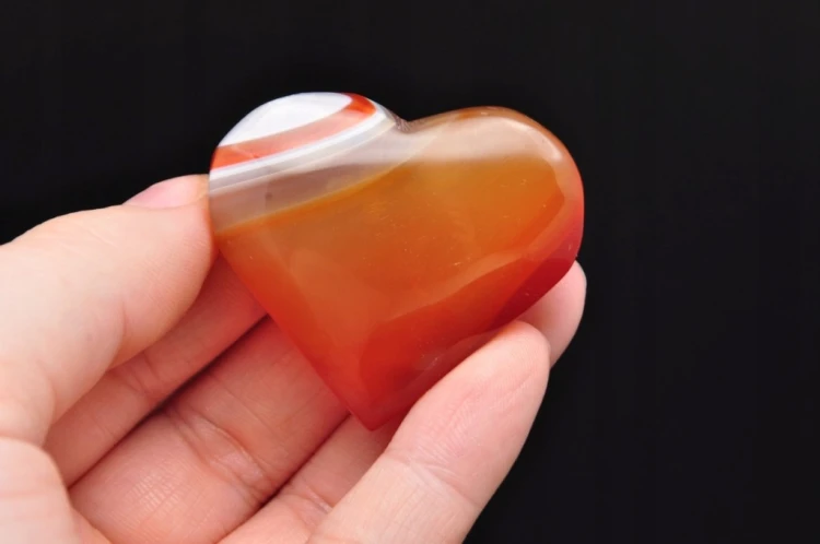 * AGAT KARNEOL CHALCEDON MADAGASKAR SERCE DOSKONAŁE DO KOLEKCJI NR 4 *