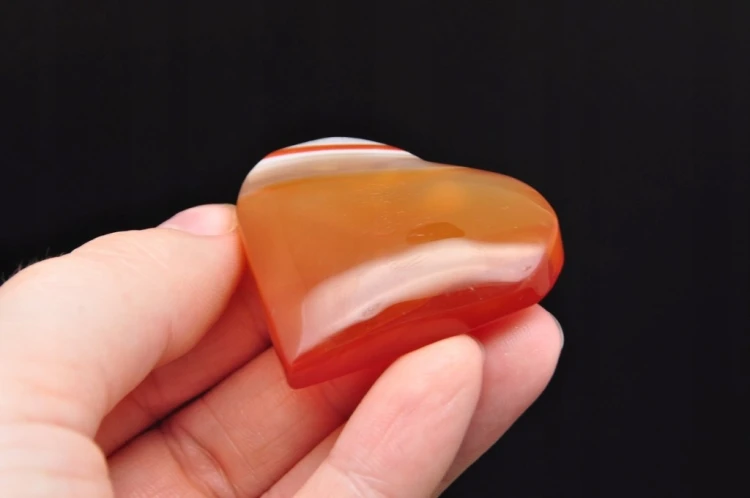 * AGAT KARNEOL CHALCEDON MADAGASKAR SERCE DOSKONAŁE DO KOLEKCJI NR 4 *