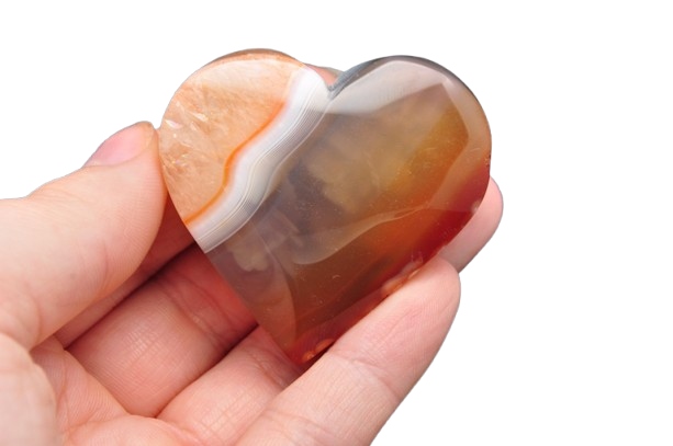 * AGAT KARNEOL CHALCEDON MADAGASKAR SERCE INTENSYWNA BARWA NR 2 *