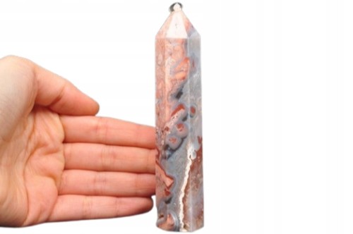 * AGAT MADAGASKAR INTERESUJĄCY WZÓR PIĘKNY OBELISK WIEŻA NR 3 *