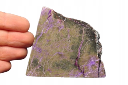 * ATLANTYSYT STICHTIT SERPENTYNIT INTERESUJĄCY MINERAŁ STOJĄCY OKAZ NR 1 *