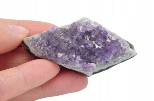 * AMETYST SZCZOTKA URUGWAJ MAŁY MINERAŁ UROCZE KRYSZTAŁY NR 18 *