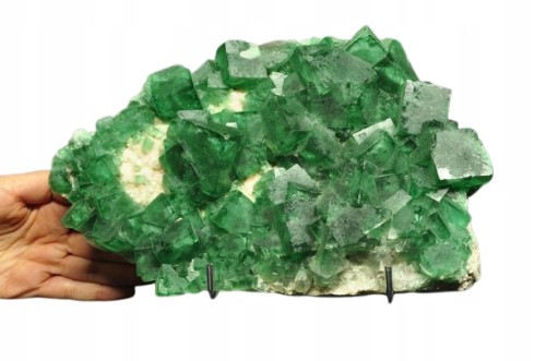 * FLUORYT SZCZOTKA ZIELONA DUŻY MINERAŁ PIĘKNA ZIELONA BARWA 2,7 KG NR 2 *