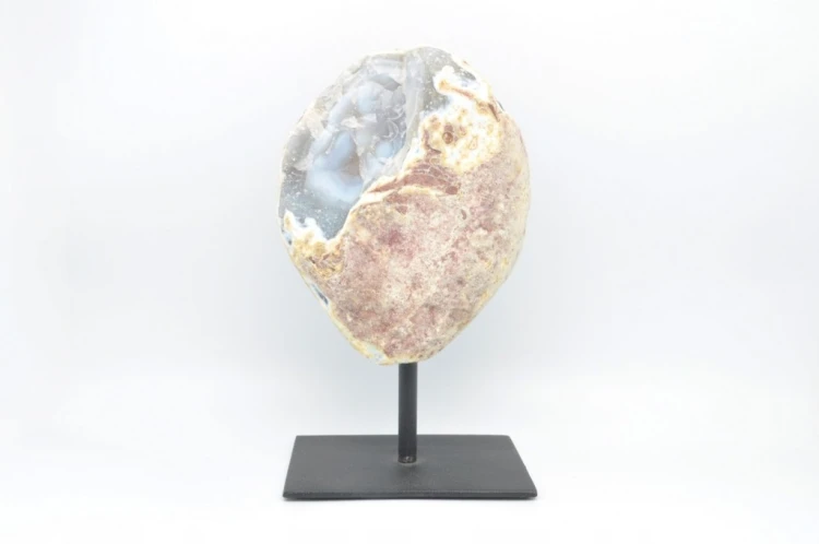 * AGAT STATUETKA BRAZYLIA ELEGANCKI KAMIEŃ NATURALNY NA STOJAKU NR 8 *