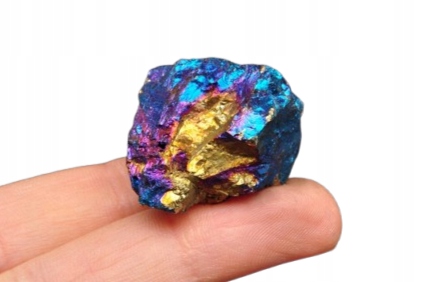 * CHALKOPIRYT MEKSYK MAŁY ZASKAKUJĄCY MINERAŁ WIELOKOLOROWA BARWA NR 1 *