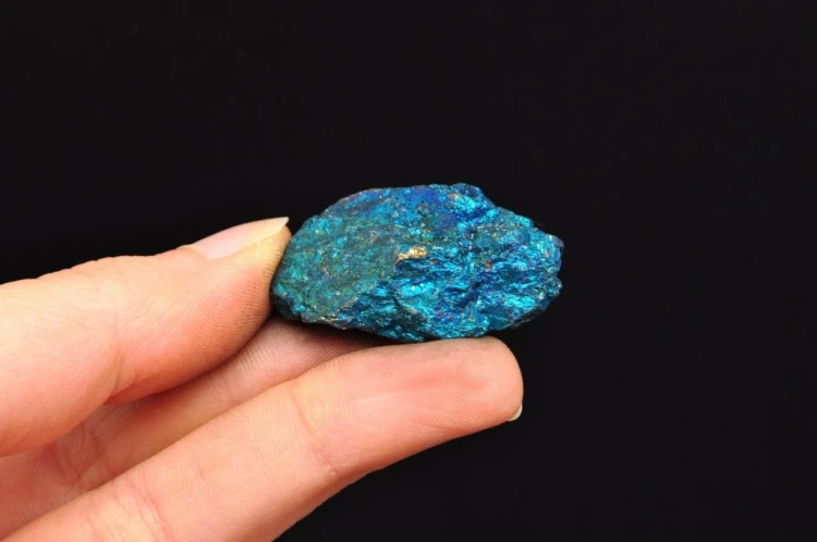 * CHALKOPIRYT MEKSYK ŚLICZNY MINERAŁ PIĘKNY NIEBIESKI KOLOR NR 12 *