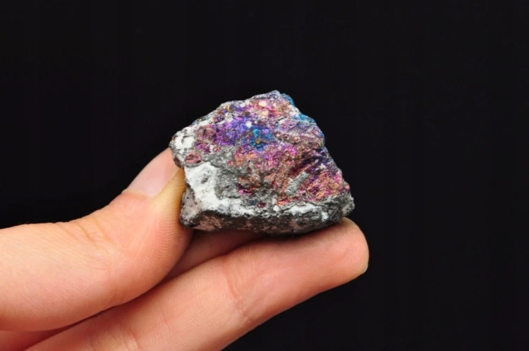 * CHALKOPIRYT MEKSYK CIEKAWY SUROWY KAMIEŃ METALICZNY POŁYSK NR 14 *