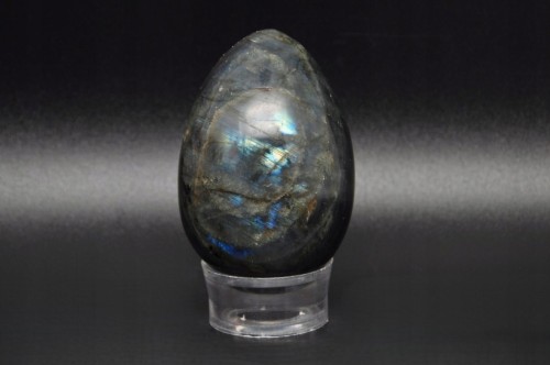 * LABRADORYT MADAGASKAR JAJKO NIEBIESKI POŁYSK NATURALNY KAMIEŃ NR EGG15 *