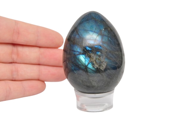 * LABRADORYT MADAGASKAR JAJKO FANTASTYCZNY MINERAŁ DO KOLEKCJI NR EGG41 *