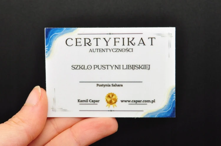* SZKŁO PUSTYNI LIBIJSKIEJ EGIPT INTERESUJĄCY OKAZ W RAMCE 3D NR 2 *