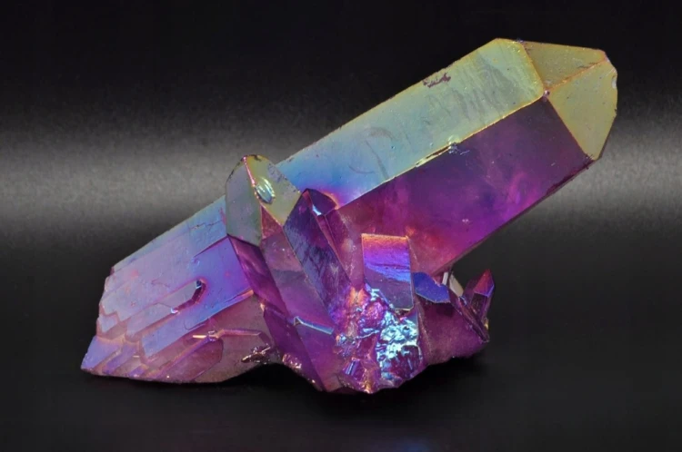 * KWARC FIOLETOWY KRYSZTAŁ GÓRSKI PURPLE AURA BRAZYLIA ZROST PIĘKNY OKAZ 3