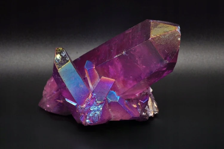 * KWARC FIOLETOWY KRYSZTAŁ GÓRSKI PURPLE AURA BRAZYLIA ZROST PIĘKNY OKAZ 3