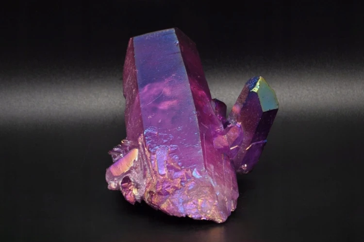 * KWARC FIOLETOWY KRYSZTAŁ GÓRSKI PURPLE AURA BRAZYLIA ZROST PIĘKNY OKAZ 3