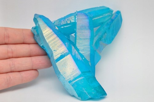 * KWARC NIEBIESKI BLUE AURA BRAZYLIA INTENSYWNY KOLOR OKAZ DO KOLEKCJI NR 1