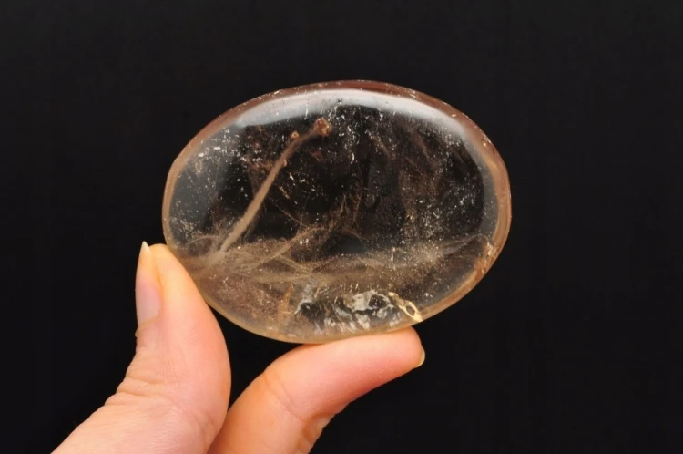 * KWARC DYMNY MADAGASKAR UROKLIWY JASNY OKAZ PALM STONE NR GKD07 *