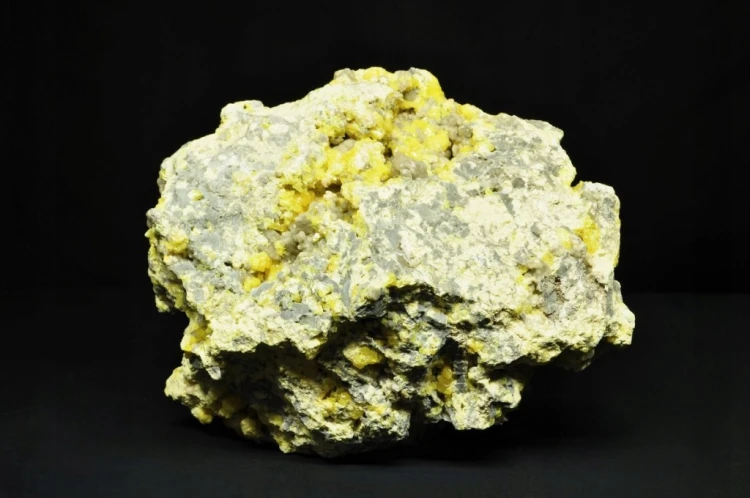 * SIARKA POLSKA INTERESUJĄCY MINERAŁ DO KOLEKCJI MOCNA NATURALNA BARWA NR 1