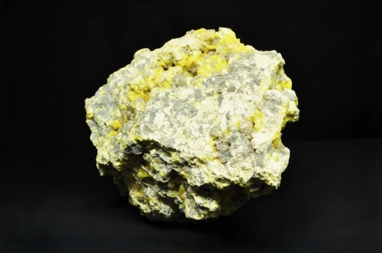 * SIARKA POLSKA INTERESUJĄCY MINERAŁ DO KOLEKCJI MOCNA NATURALNA BARWA NR 1