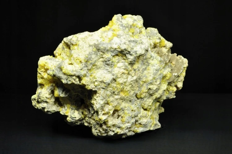 * SIARKA POLSKA INTERESUJĄCY MINERAŁ DO KOLEKCJI MOCNA NATURALNA BARWA NR 1