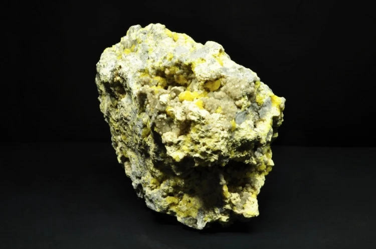 * SIARKA POLSKA INTERESUJĄCY MINERAŁ DO KOLEKCJI MOCNA NATURALNA BARWA NR 1