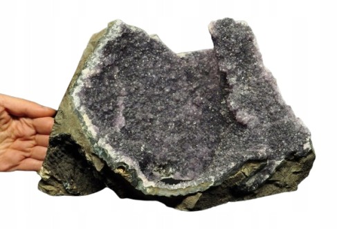 * AMETYST BRAZYLIA PIĘKNA DUŻA GEODA PRAWIE 3 KG NATURALNY MINERAŁ NR 1 *